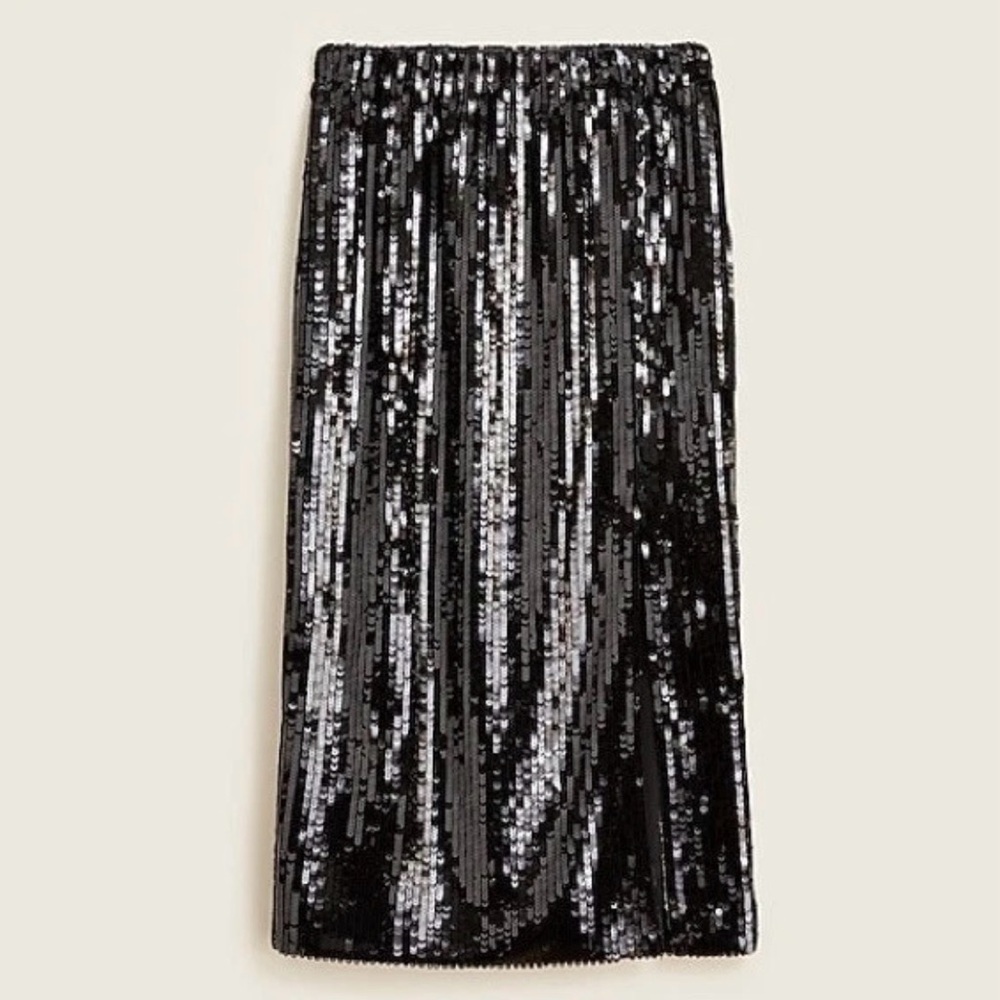 J. Crew NWT Sequin Midi Skirt, S